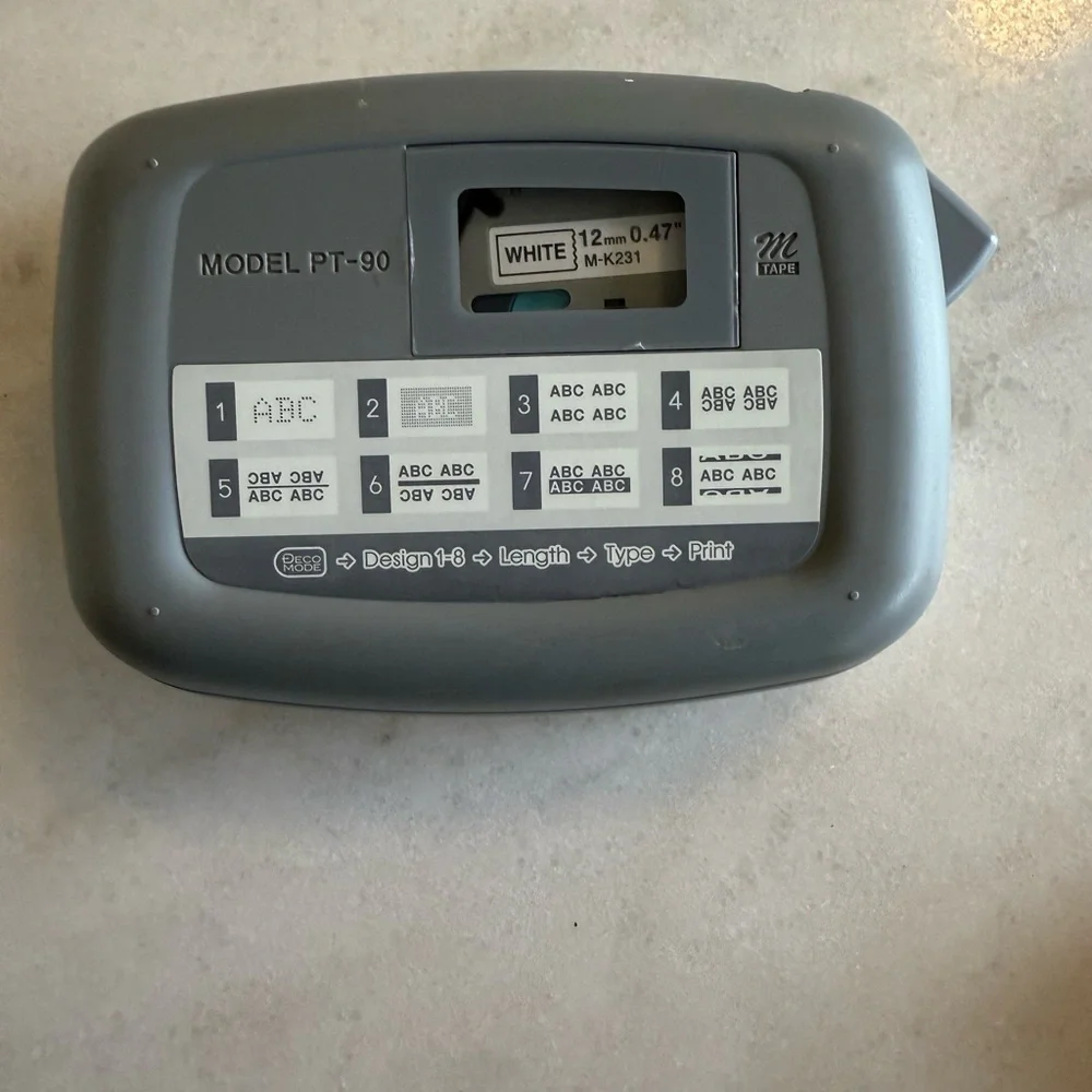 Brother P-touch Personal Label Maker Device (PT-90)